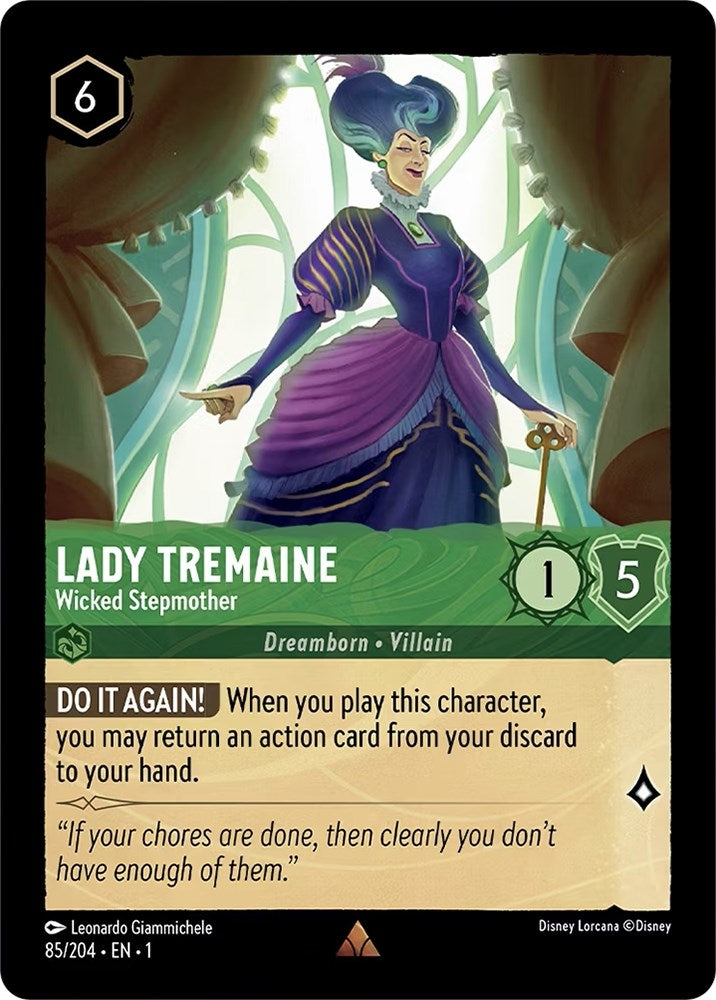 Image for Lady Tremaine - Wicked Stepmother (85/204) (The First Chapter) - Disney Lorcana