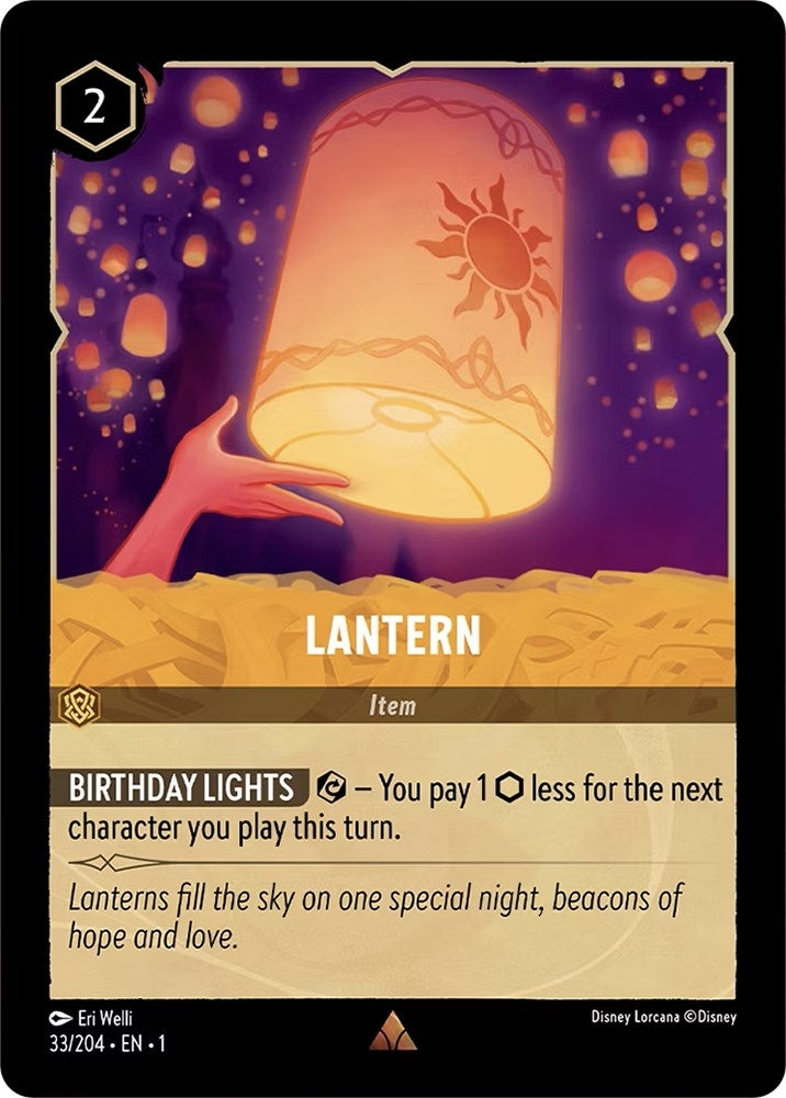 Image for Lantern (33/204) (The First Chapter) - Disney Lorcana