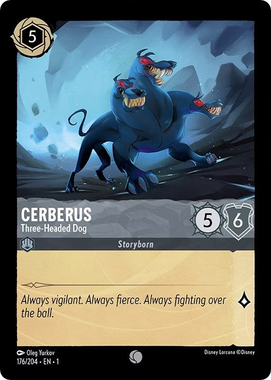Image for Cerberus - Three-Headed Dog (176/204) (The First Chapter) - Disney Lorcana