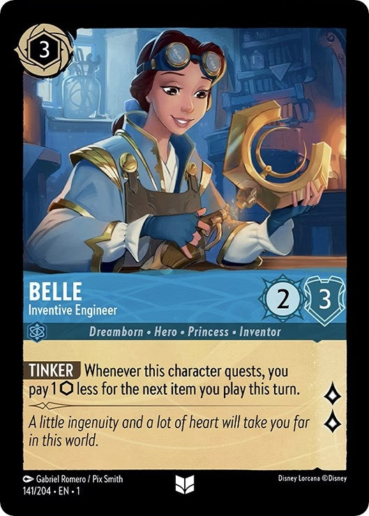 Image for Belle - Inventive Engineer (141/204) (The First Chapter) - Disney Lorcana