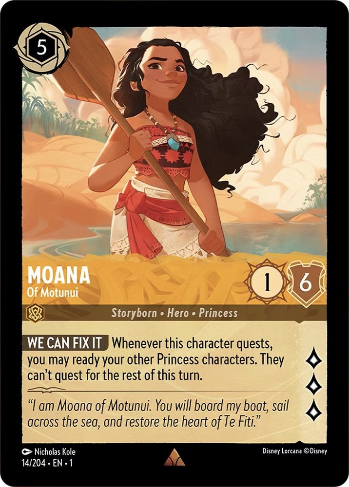 Image for Moana - Of Motunui (14/204) (The First Chapter) - Disney Lorcana