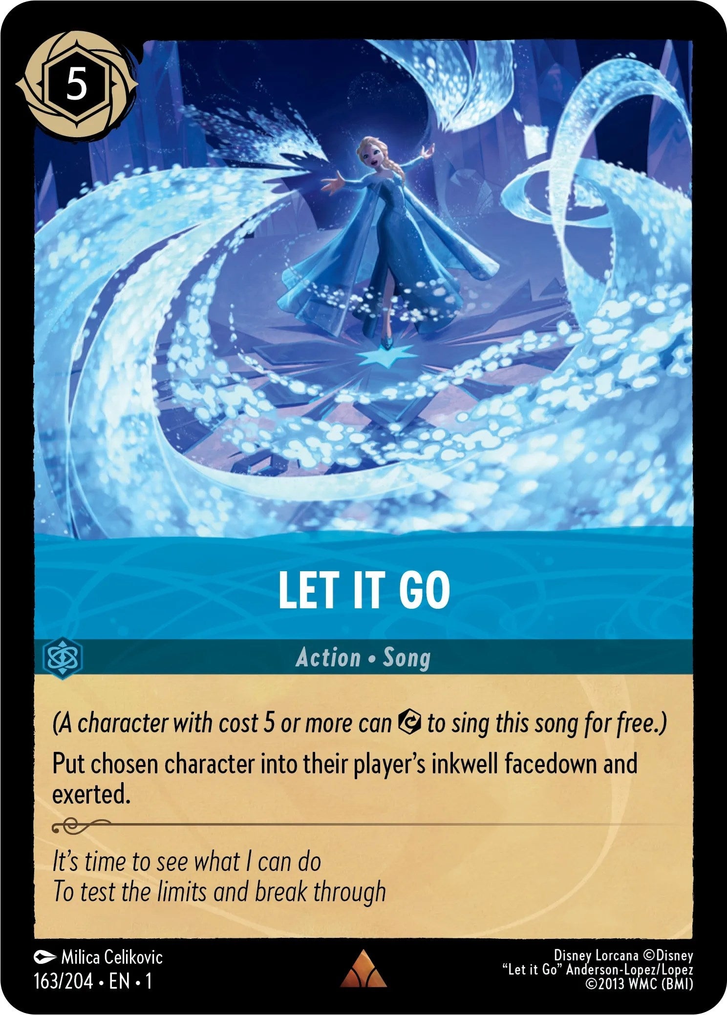 Image for Let It Go (163/204) (The First Chapter) - Disney Lorcana