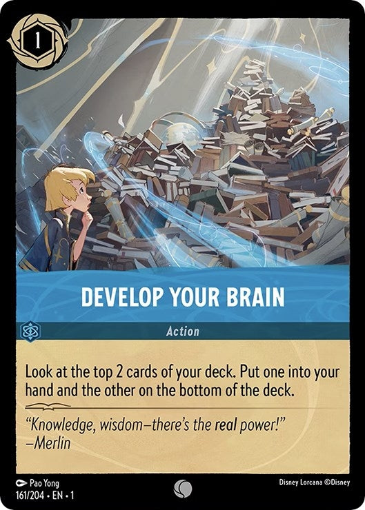 Image for Develop Your Brain (161/204) (The First Chapter) - Disney Lorcana