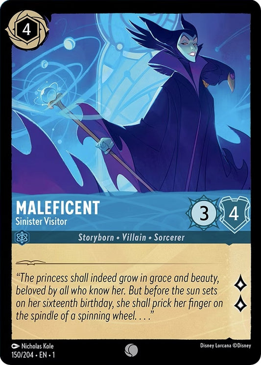 Image for Maleficent - Sinister Visitor (150/204) (The First Chapter) - Disney Lorcana