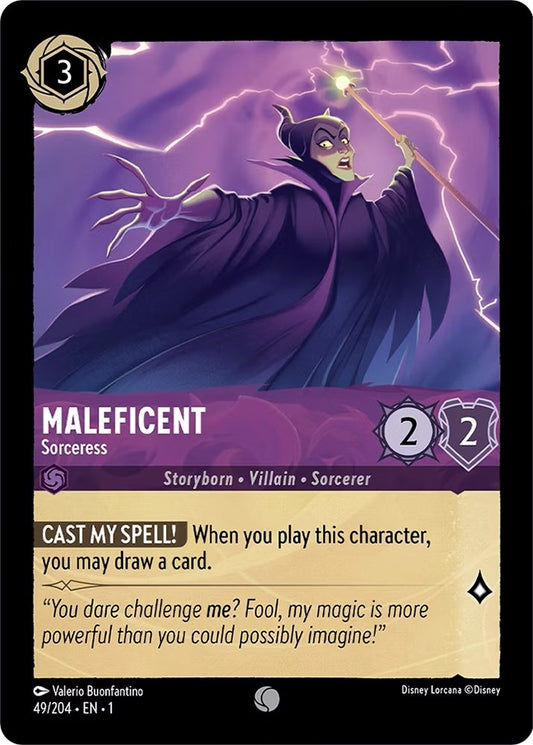 Image for Maleficent - Sorceress (49/204) (The First Chapter) - Disney Lorcana