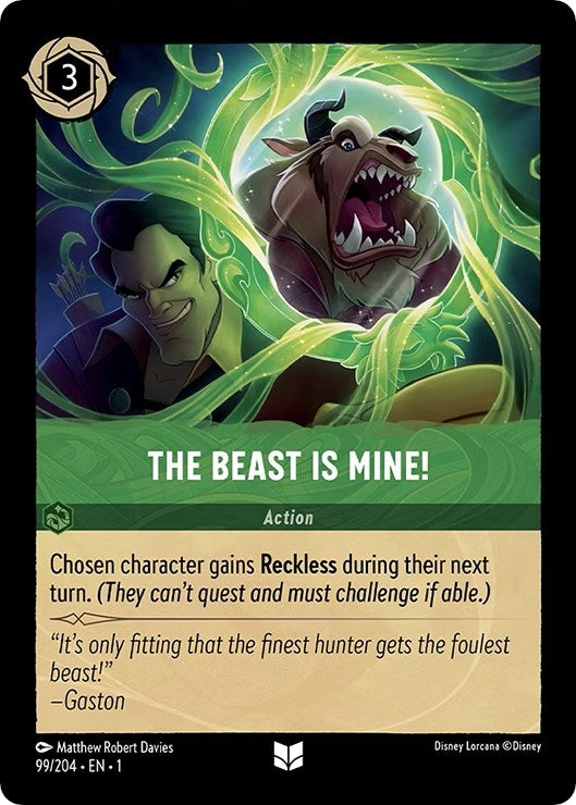 Image for The Beast is Mine! (99/204) (The First Chapter) - Disney Lorcana