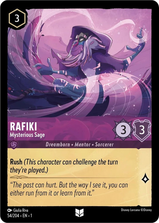 Image for Rafiki - Mysterious Sage (54/204) (The First Chapter) - Disney Lorcana