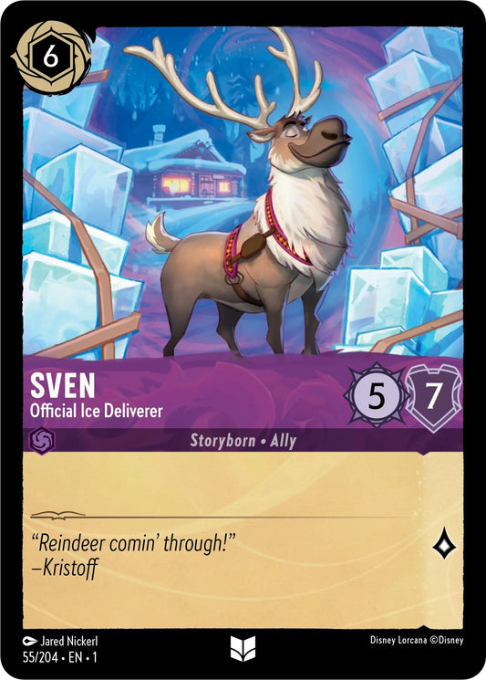 Image for Sven - Official Ice Deliverer (55/204) (The First Chapter) - Disney Lorcana