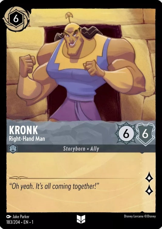 Image for Kronk - Right-Hand Man (183/204) (The First Chapter) - Disney Lorcana