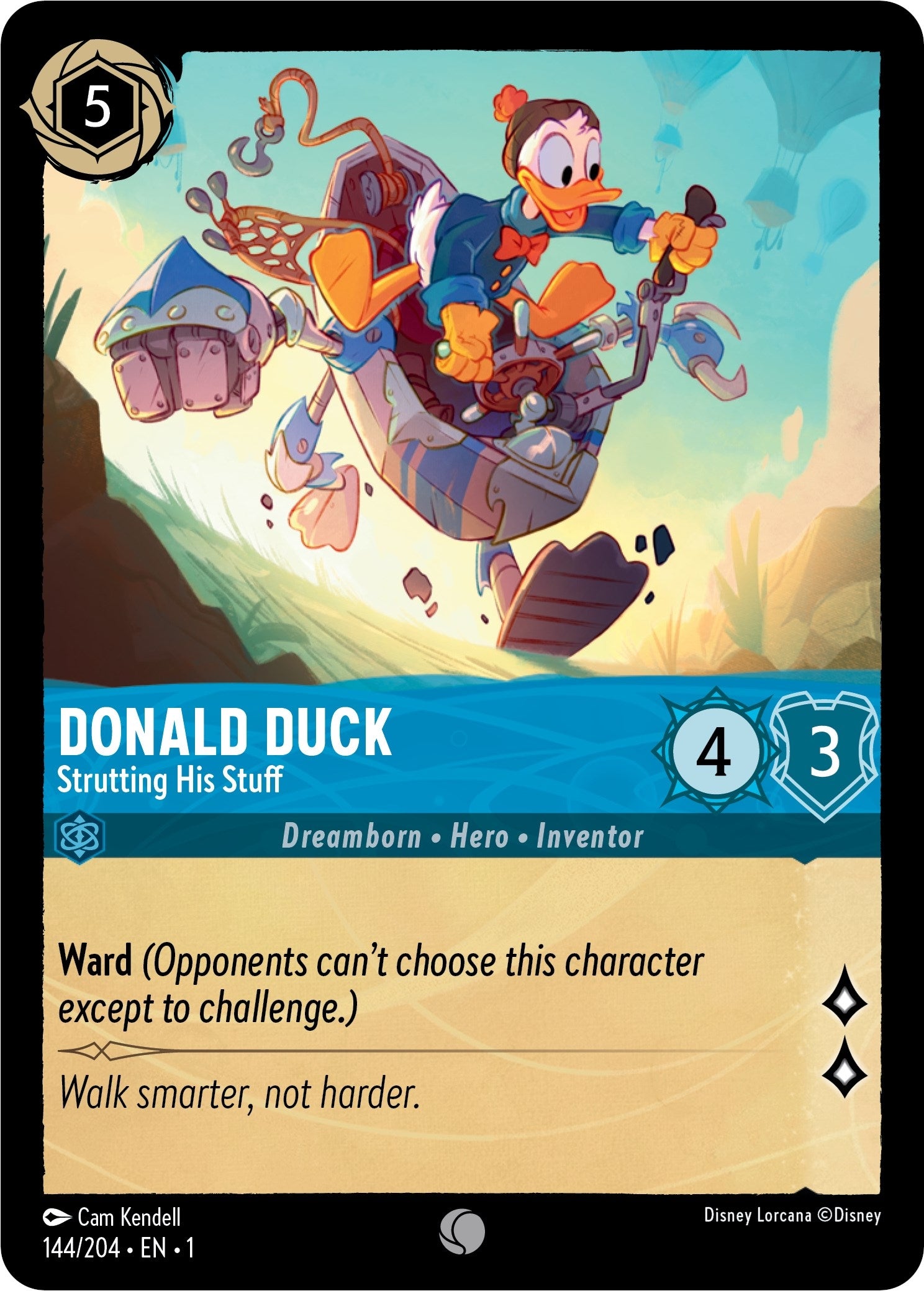 Image for Donald Duck - Strutting His Stuff (144/204) (The First Chapter) - Disney Lorcana