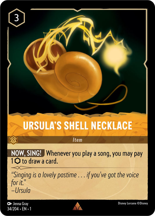 Image for Ursula's Shell Necklace (34/204) (The First Chapter) - Disney Lorcana