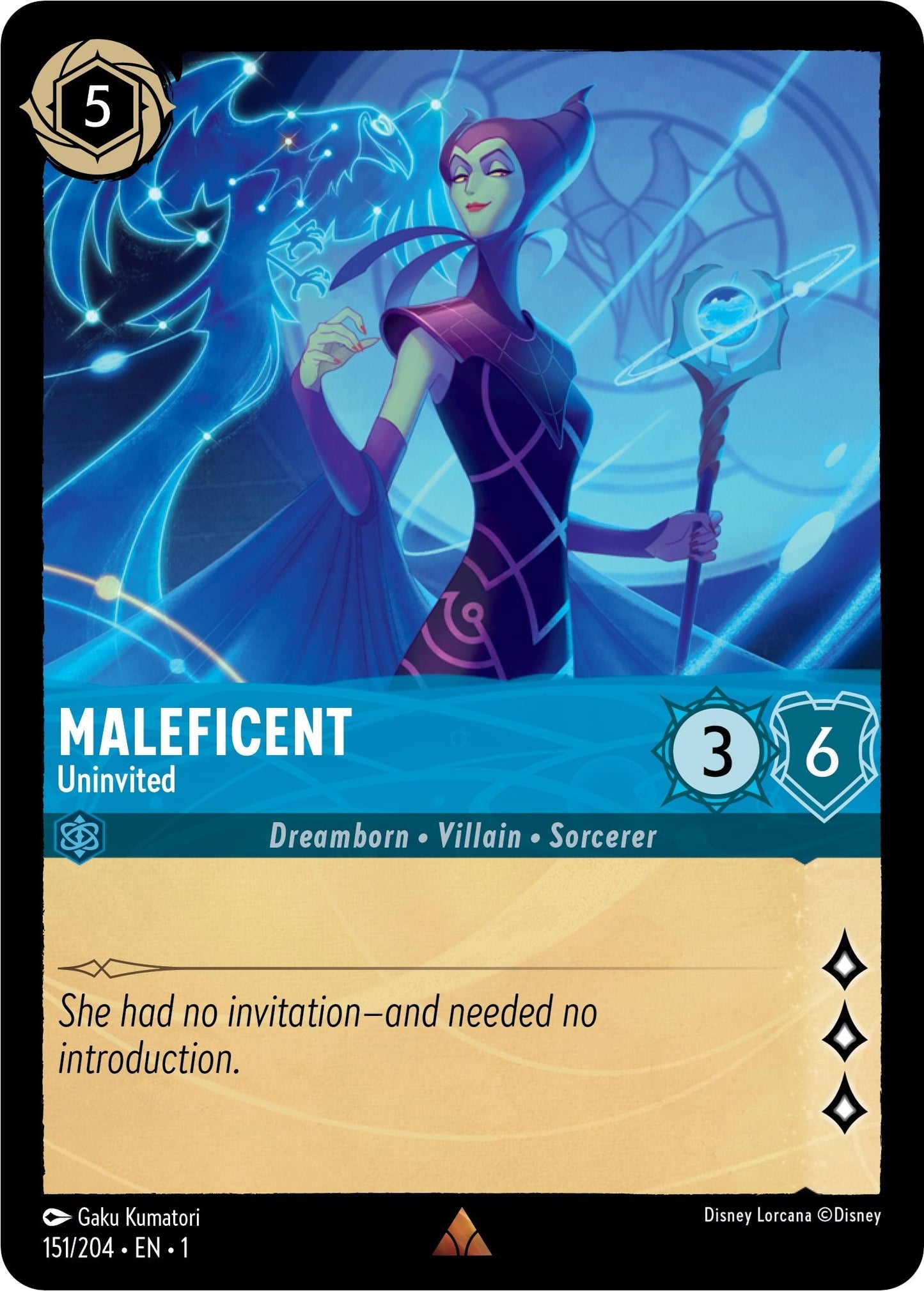 Image for Maleficent - Uninvited (151/204) (The First Chapter) - Disney Lorcana