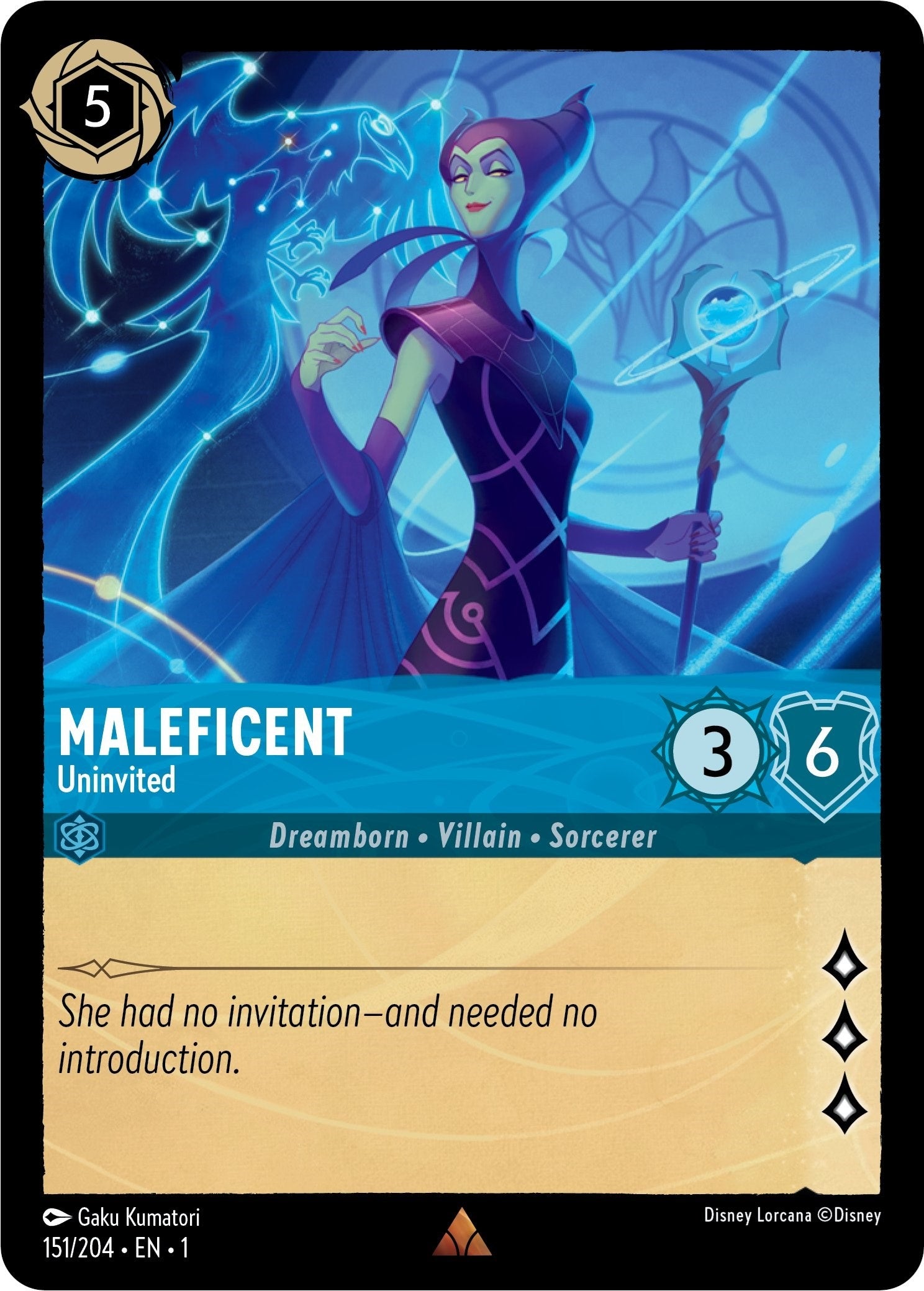 Image for Maleficent - Uninvited (151/204) (The First Chapter) - Disney Lorcana