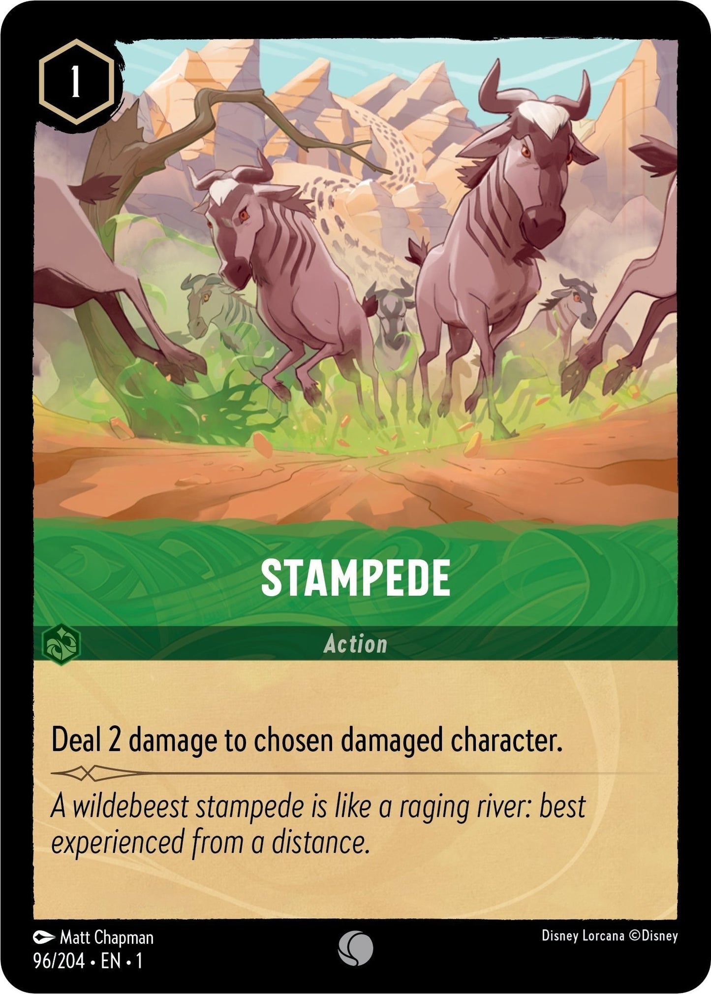 Image for Stampede (96/204) (The First Chapter) - Disney Lorcana