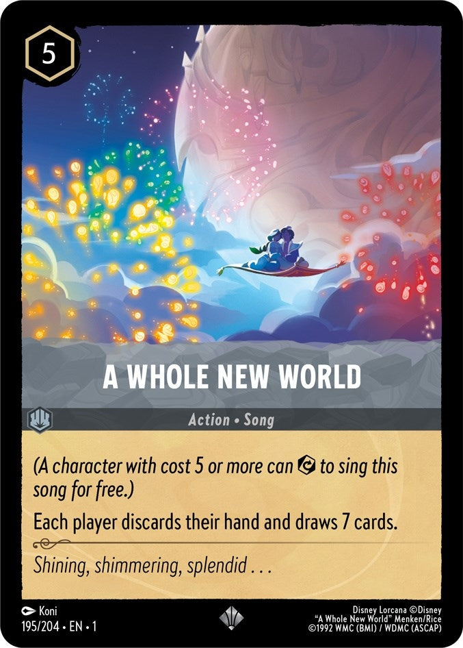 Image for A Whole New World (195/204) (The First Chapter) - Disney Lorcana