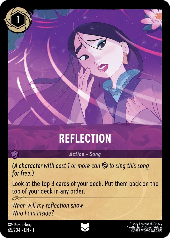 Image for Reflection (65/204) (The First Chapter) - Disney Lorcana