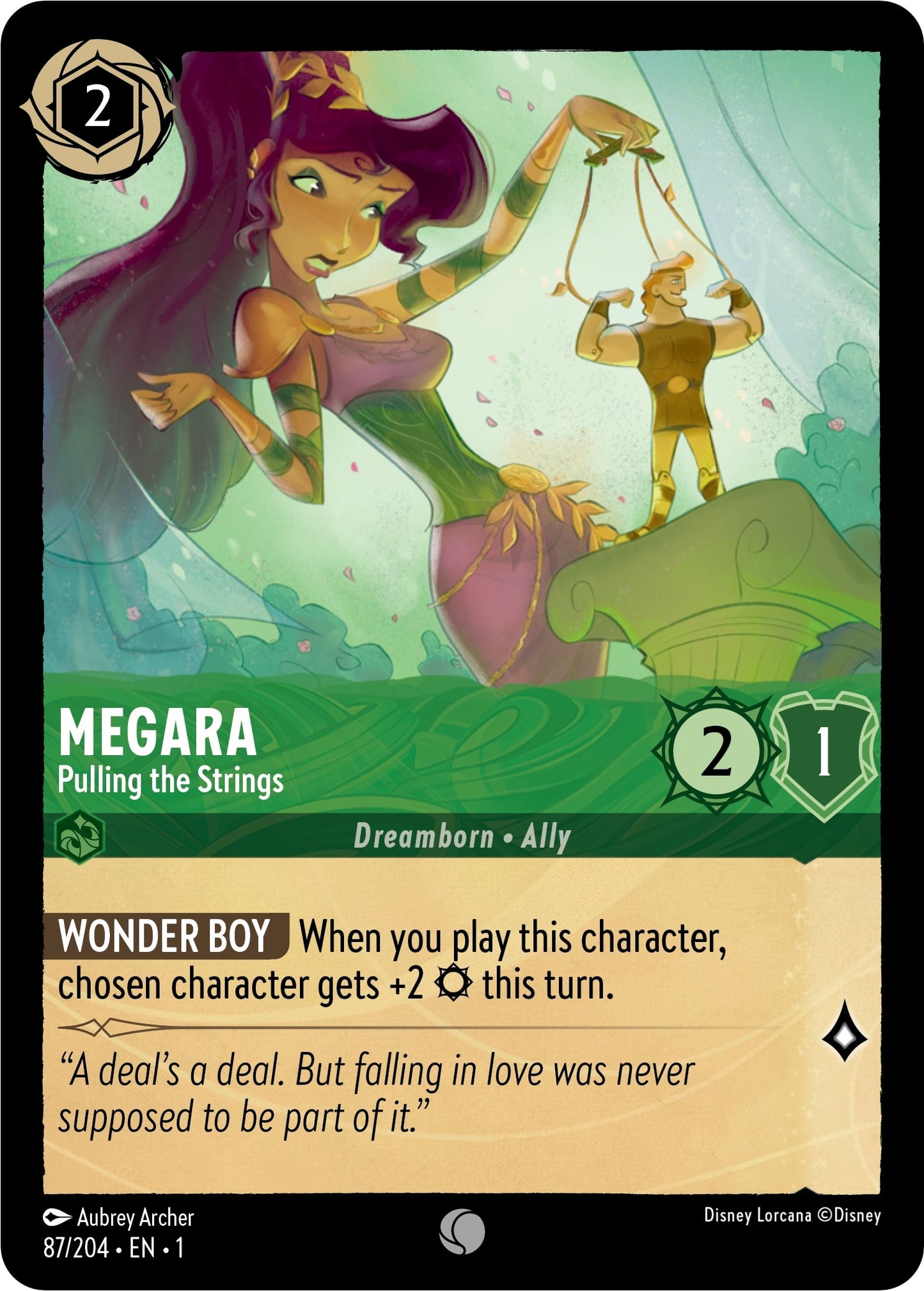 Image for Megara - Pulling the Strings (87/204) (The First Chapter) - Disney Lorcana