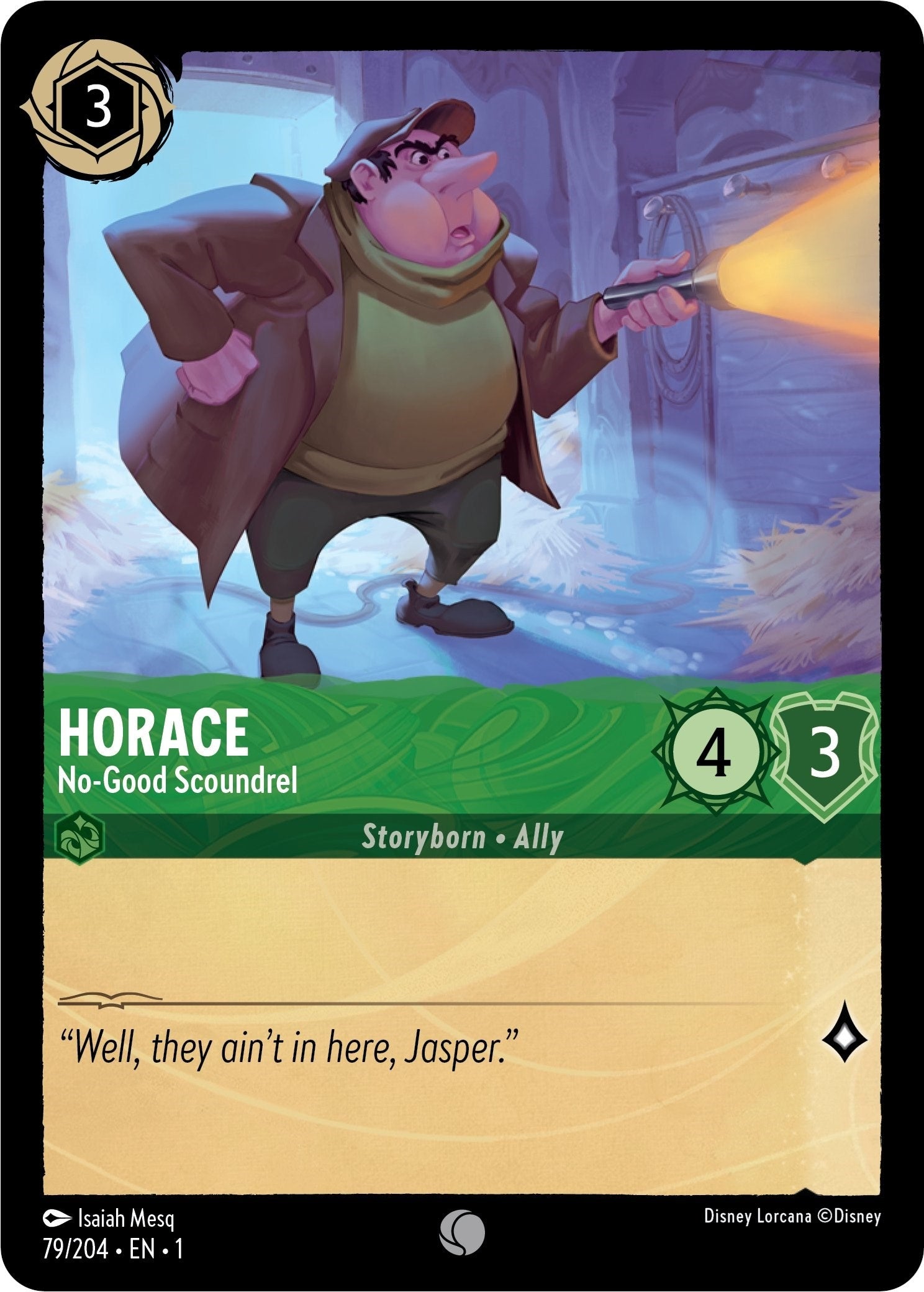 Image for Horace - No-Good Scoundrel (79/204) (The First Chapter) - Disney Lorcana