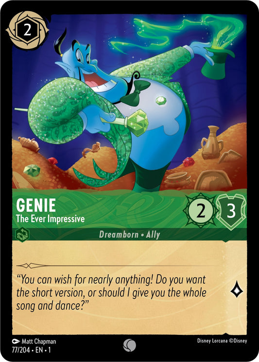 Image for Genie - The Ever Impressive (77/204) (The First Chapter) - Disney Lorcana