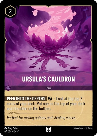 Image for Ursula's Cauldron (67/204) (The First Chapter) - Disney Lorcana