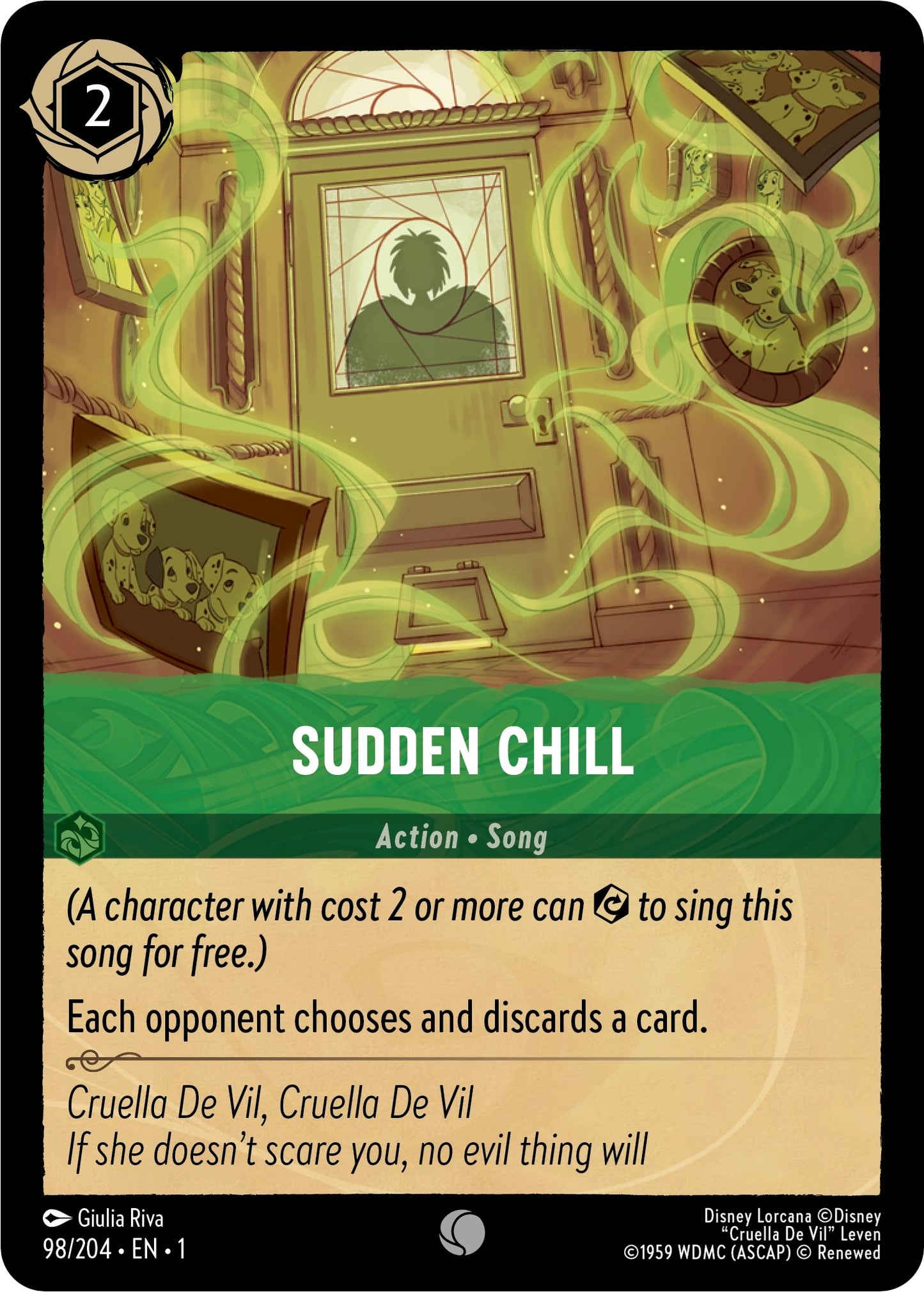 Image for Sudden Chill (98/204) (The First Chapter) - Disney Lorcana