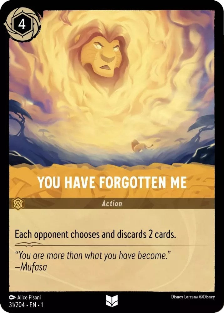 Image for You Have Forgotten Me (31/204) (The First Chapter) - Disney Lorcana