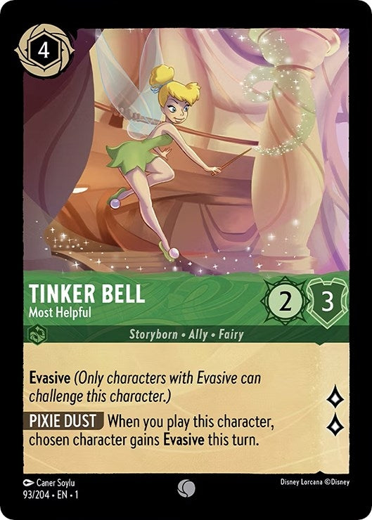 Image for Tinker Bell - Most Helpful (93/204) (The First Chapter) - Disney Lorcana