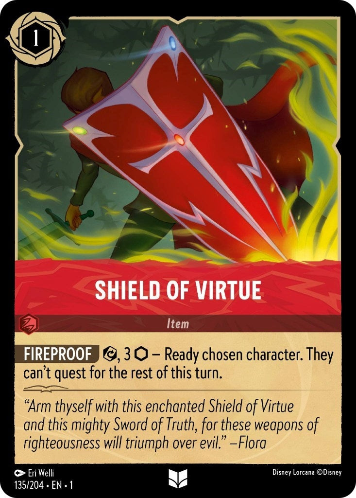 Image for Shield of Virtue (135/204) (The First Chapter) - Disney Lorcana