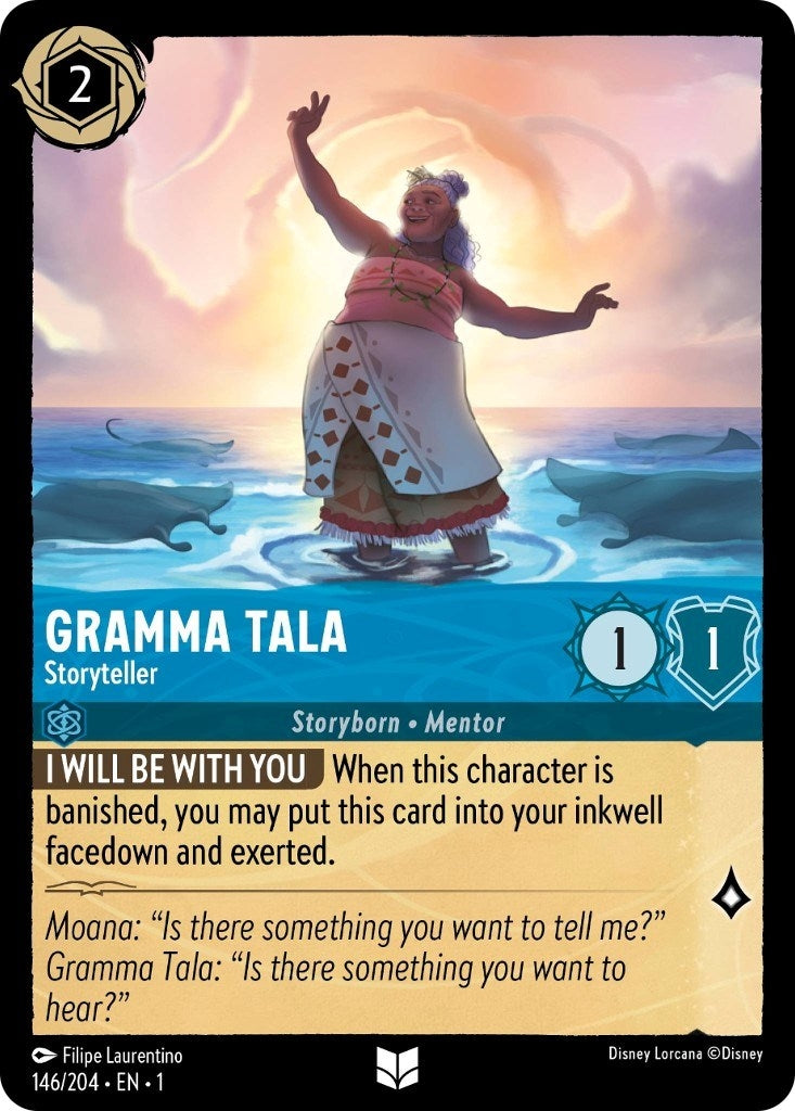 Image for Gramma Tala - Storyteller (146/204) (The First Chapter) - Disney Lorcana