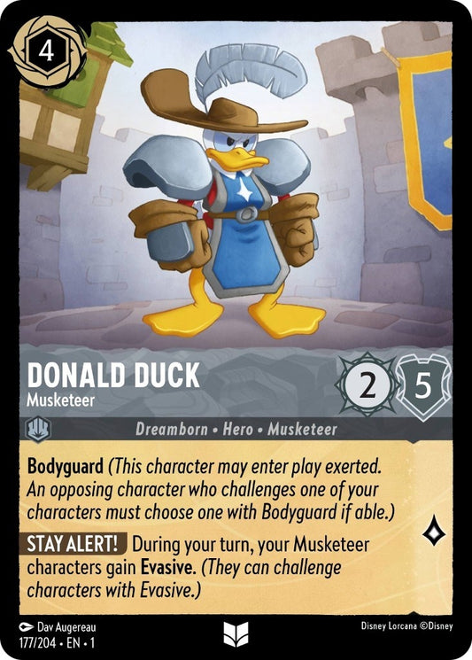 Image for Donald Duck - Musketeer (177/204) (The First Chapter) - Disney Lorcana