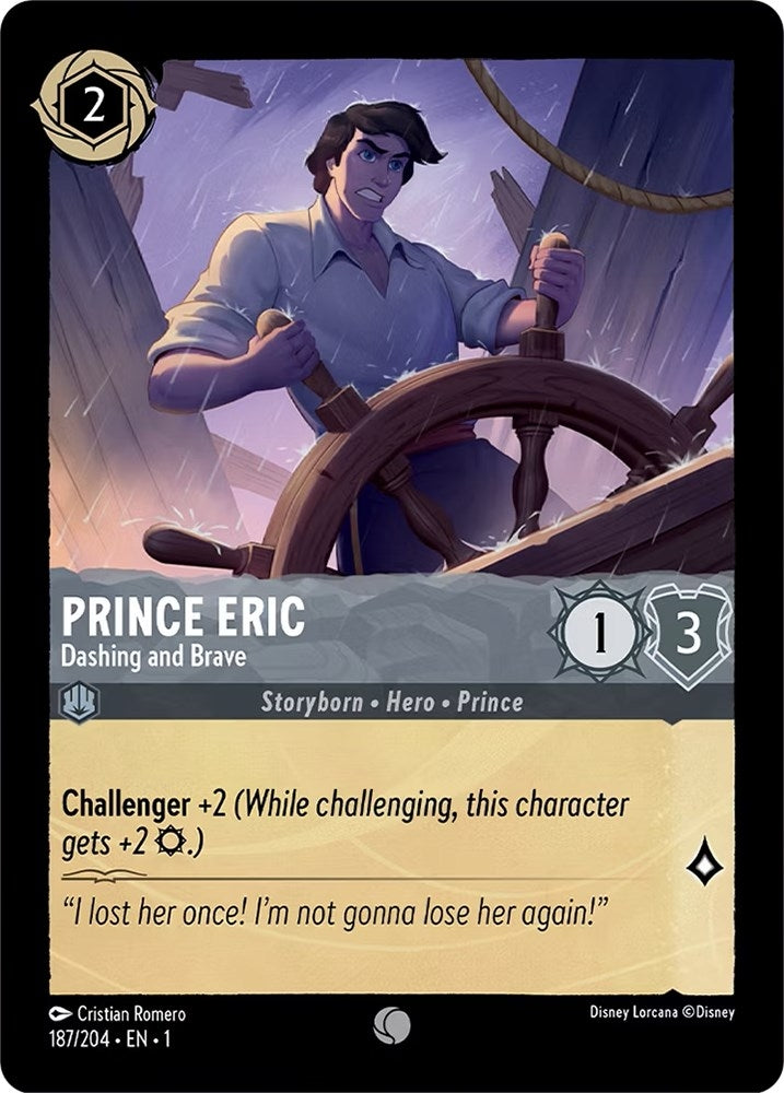Image for Prince Eric - Dashing and Brave (187/204) (The First Chapter) - Disney Lorcana