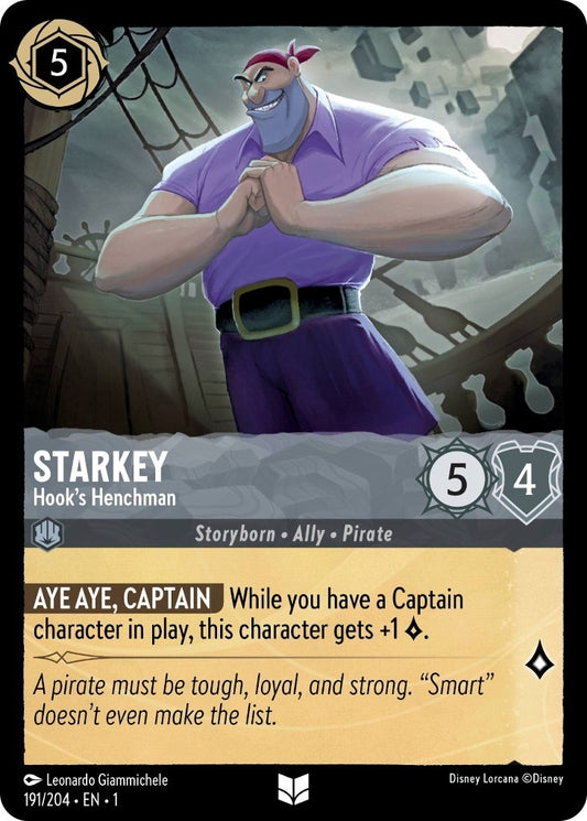 Image for Starkey - Hook's Henchman (191/204) (The First Chapter) - Disney Lorcana